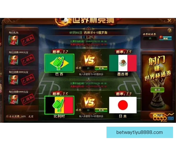 世界杯竞猜赔率变动揭秘投注趋势与热门赛果分析
